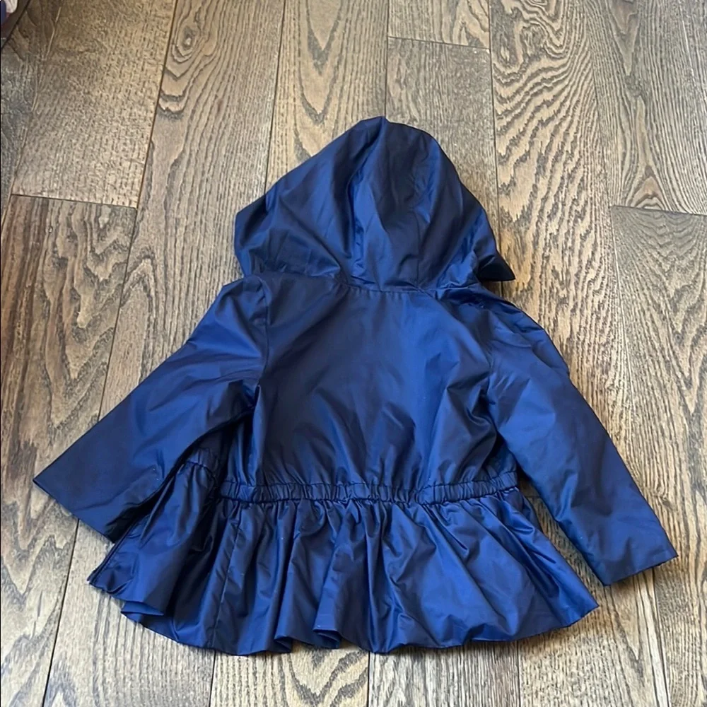 Blue Raincoat with Hood and Elastic Waist ralph lauren 18 months baby toddler
